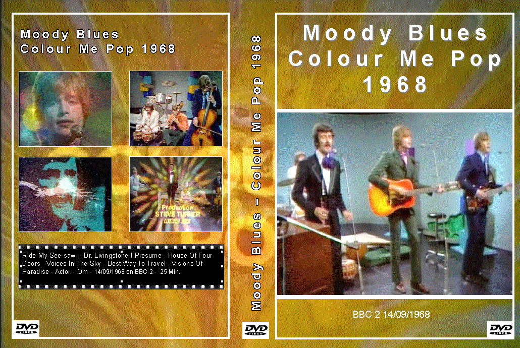 Rockpeaks The Moody Blues Colour Me Pop c 1968